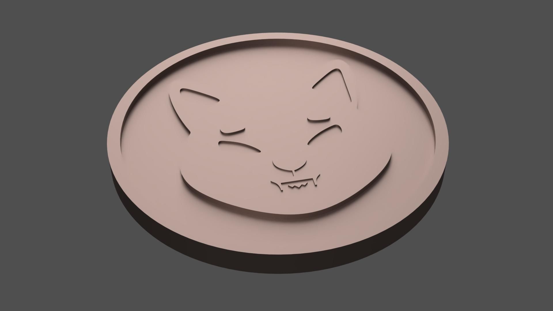 Shiba Inu Coin 3d Model - SHIB STL 3d Print 3D print model_1
