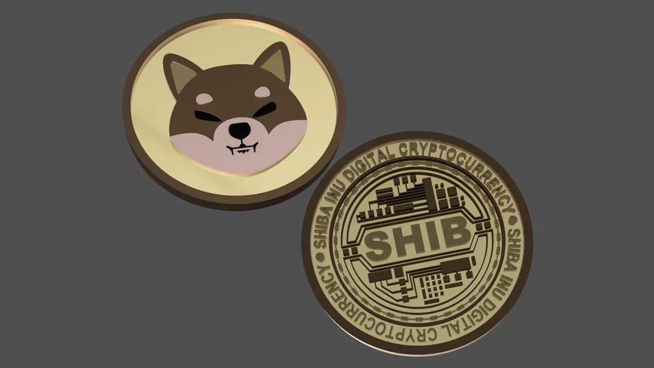 Shiba Inu Coin 3d Model - SHIB STL 3d Print 3D print model_0