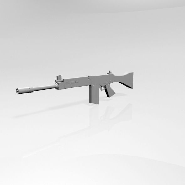 FN FAL Rifle 01 3D model_13