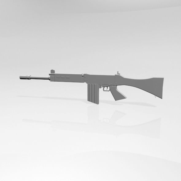 FN FAL Rifle 01 3D model_11
