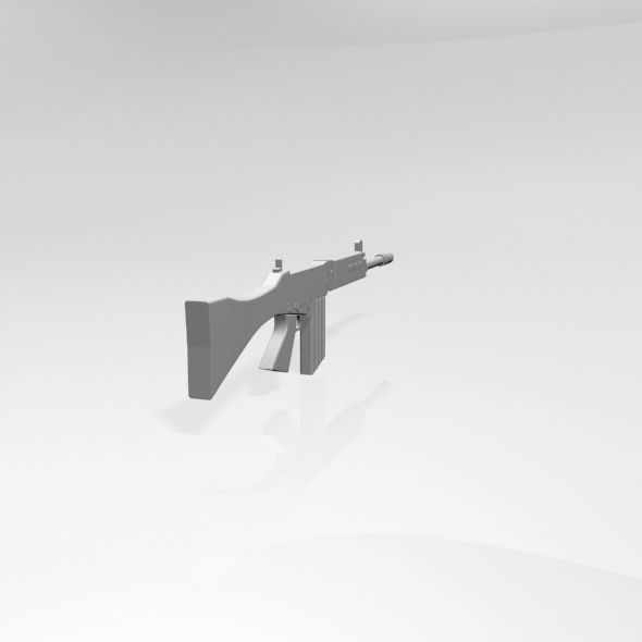FN FAL Rifle 01 3D model_8