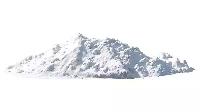 Snow wall Mountain 