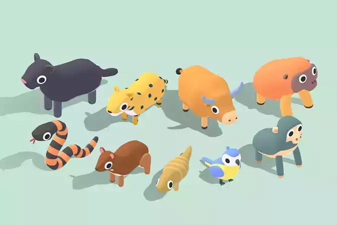 Quirky Series - Jungle Animals Vol 2