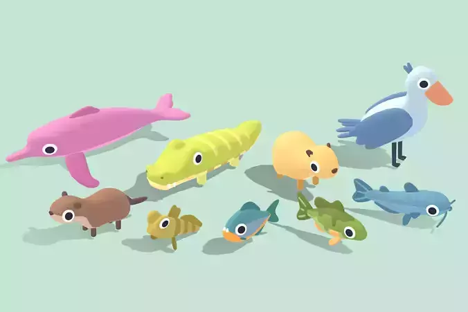 Quirky Series - River Animals Vol 2