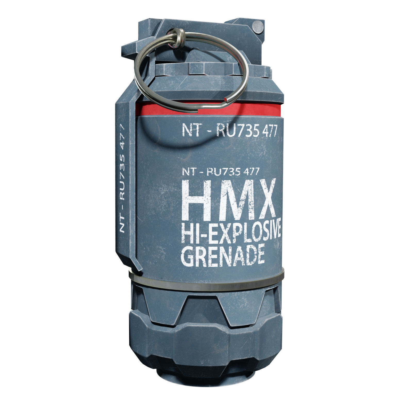 Grenate HMX Low-poly 3D model_1