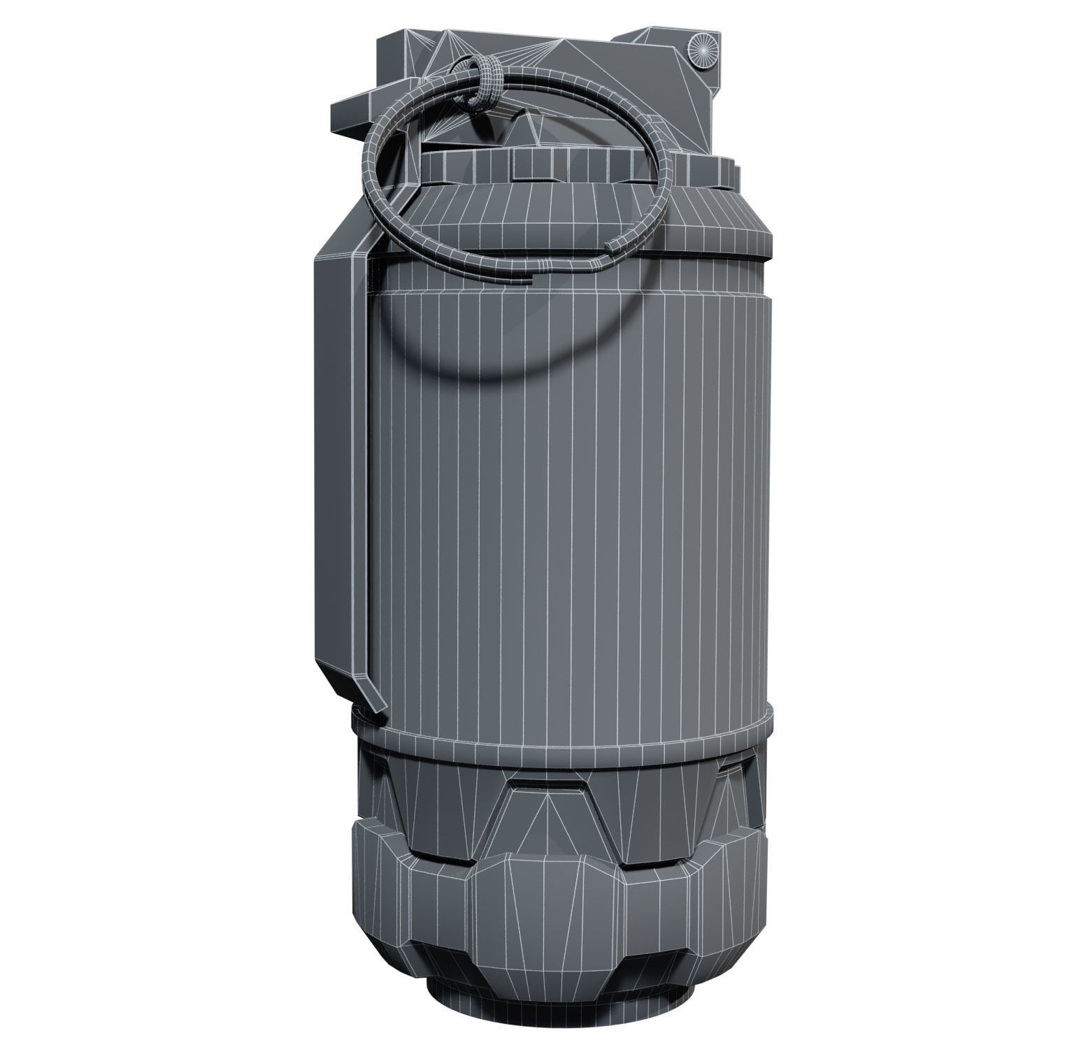 Grenate HMX Low-poly 3D model_6