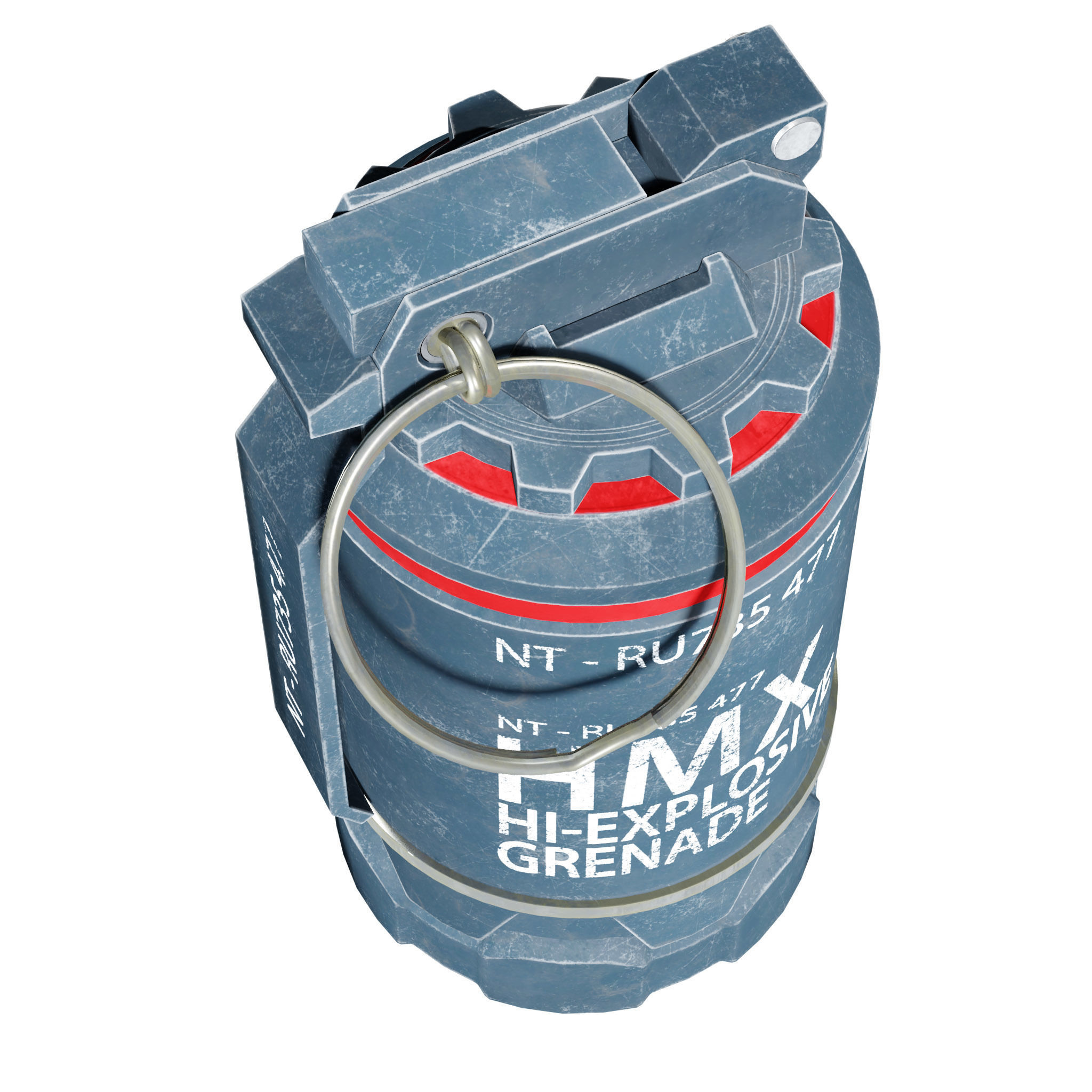 Grenate HMX Low-poly 3D model_2