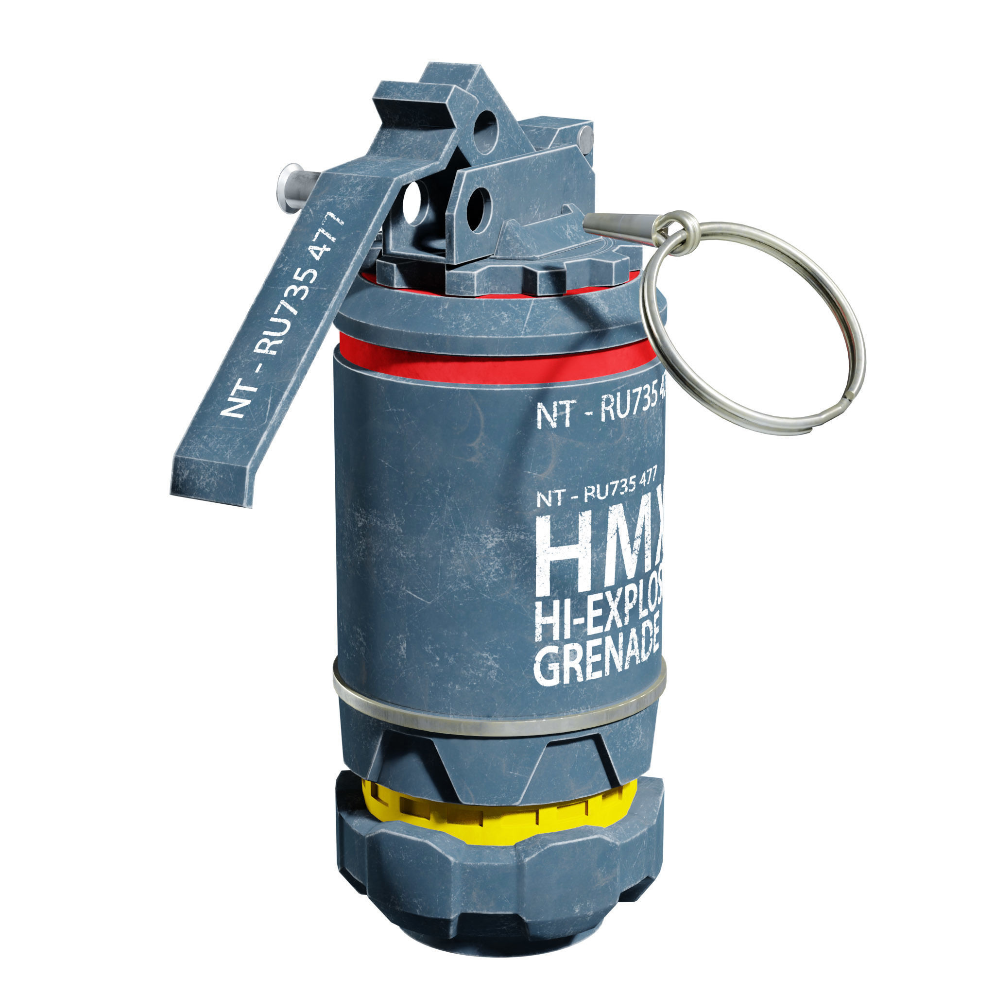 Grenate HMX Low-poly 3D model_4