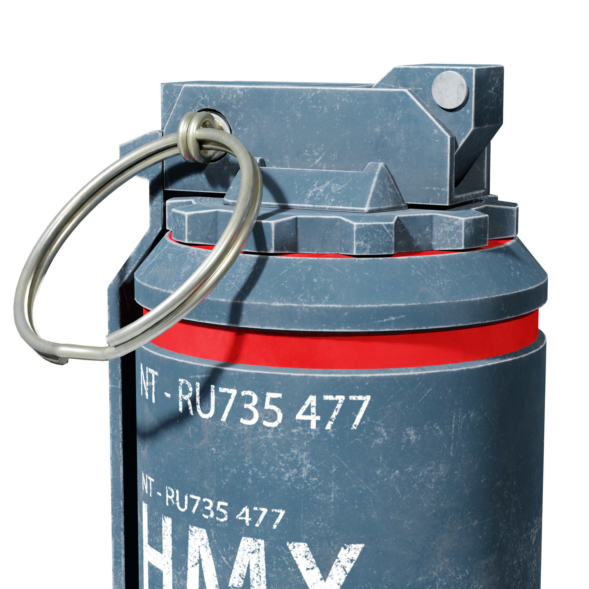 Grenate HMX Low-poly 3D model_3