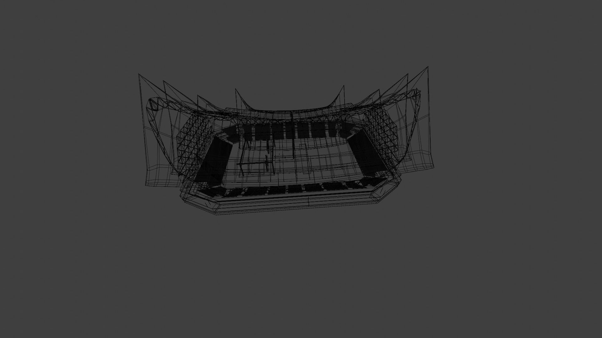 Minangkabau Stadium 3D model_3