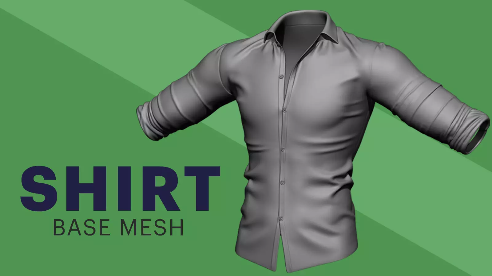 Shirt joker Low-poly 3D model_0