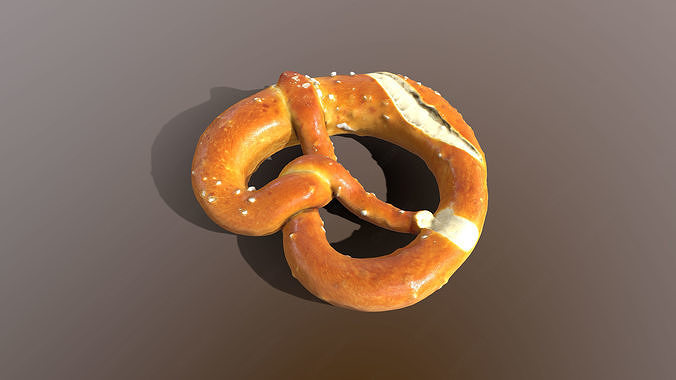 Pretzel Bagel 3D model