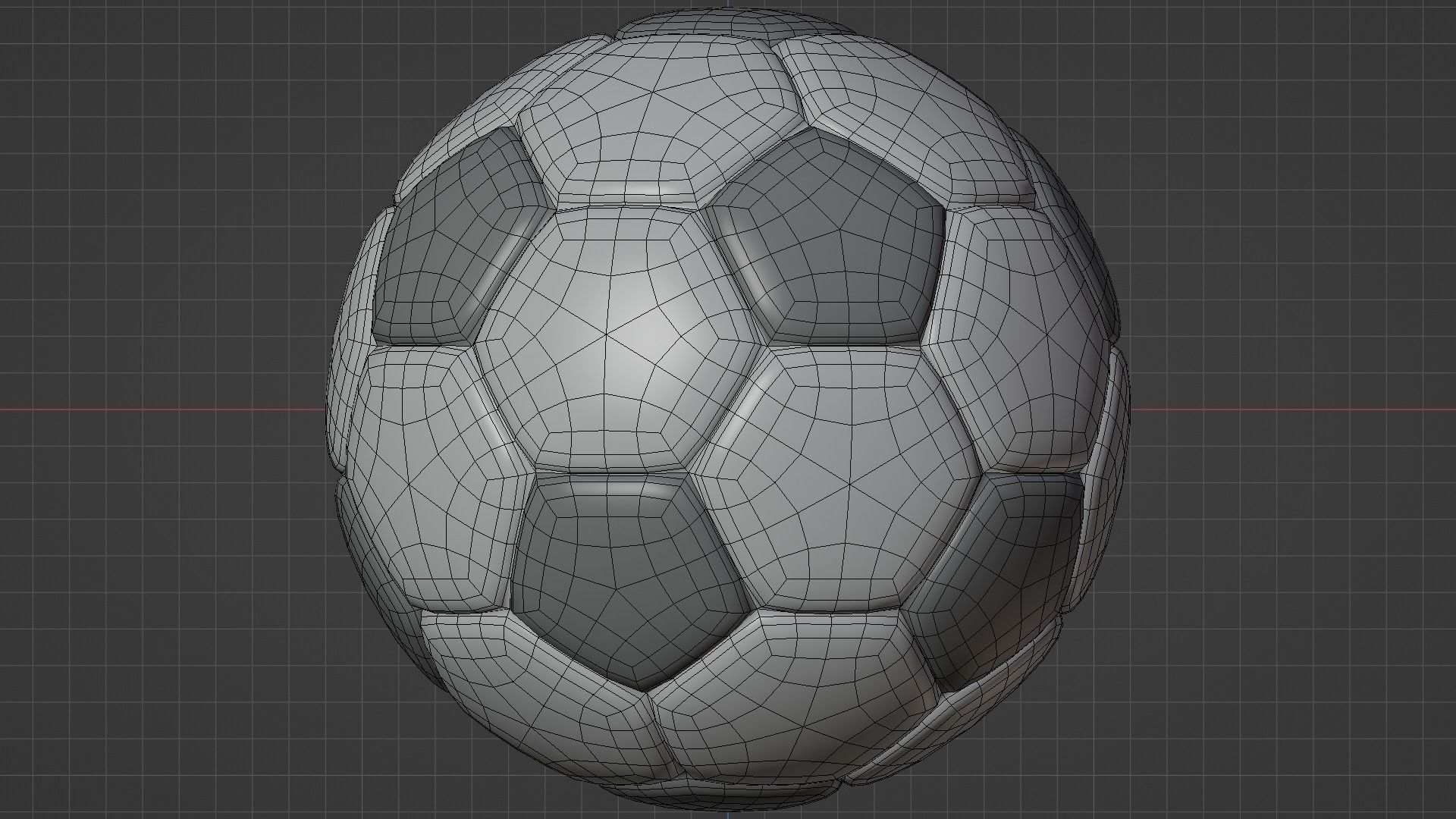 Soccer Ball 3D Model Low-poly 3D model_4