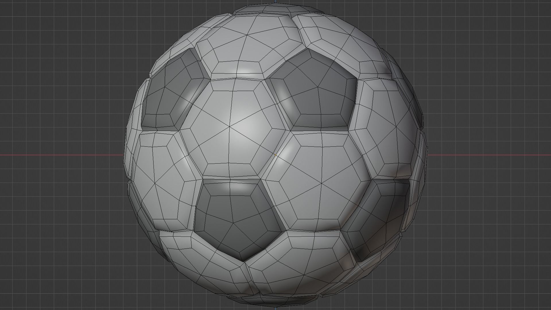 Soccer Ball 3D Model Low-poly 3D model_3