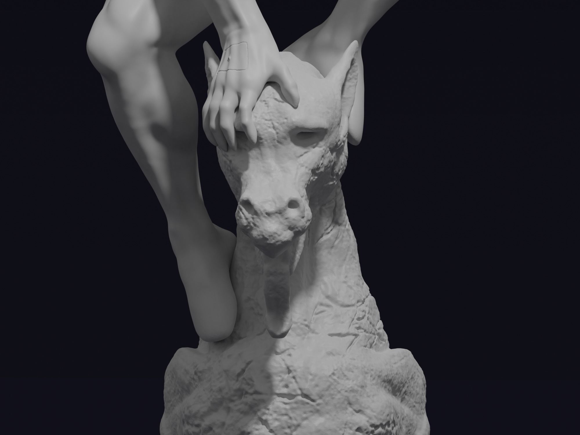 Venom and Symbiote Spider-Man 2 style 3D print model_9