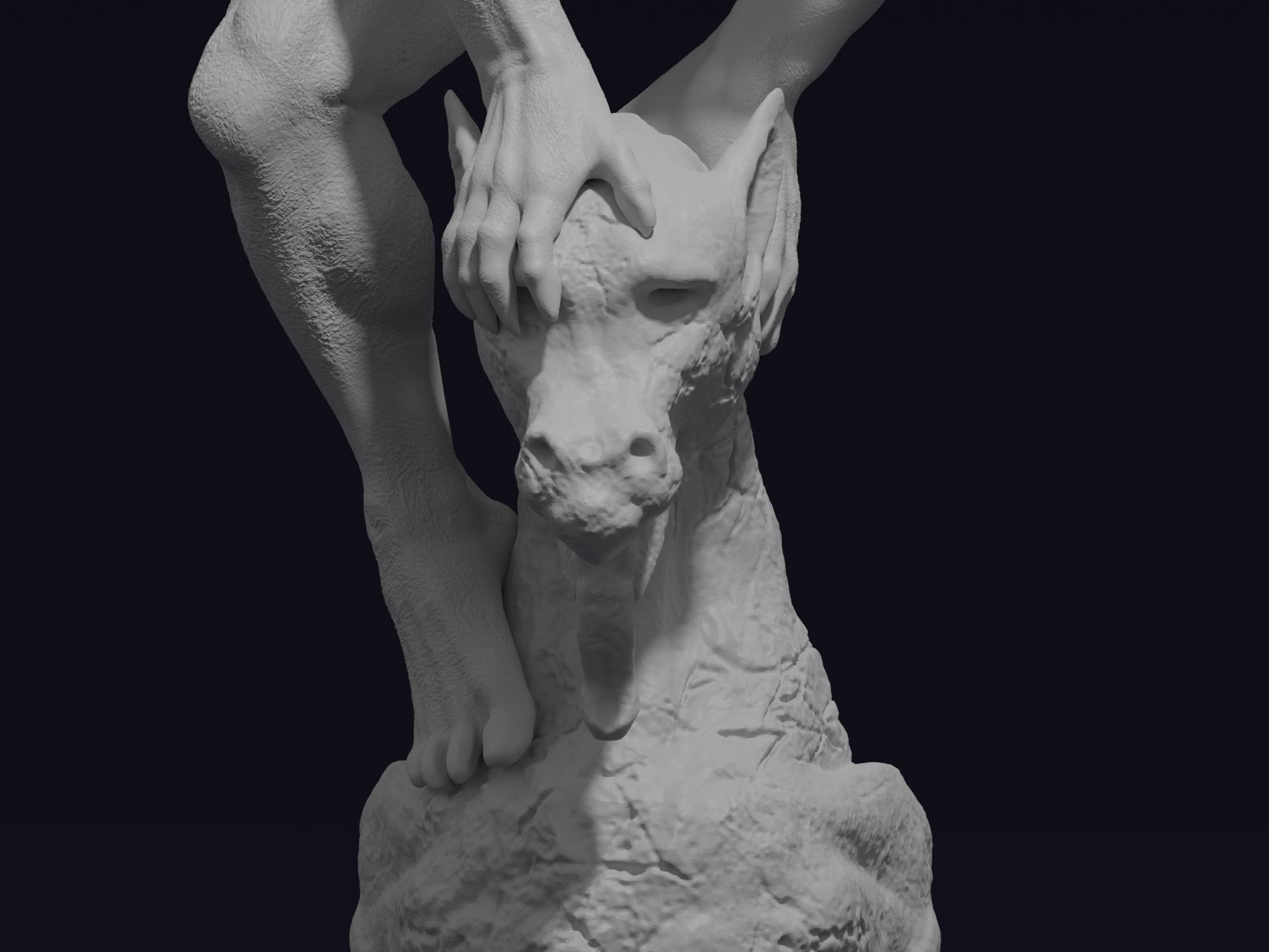 Venom and Symbiote Spider-Man 2 style 3D print model_16