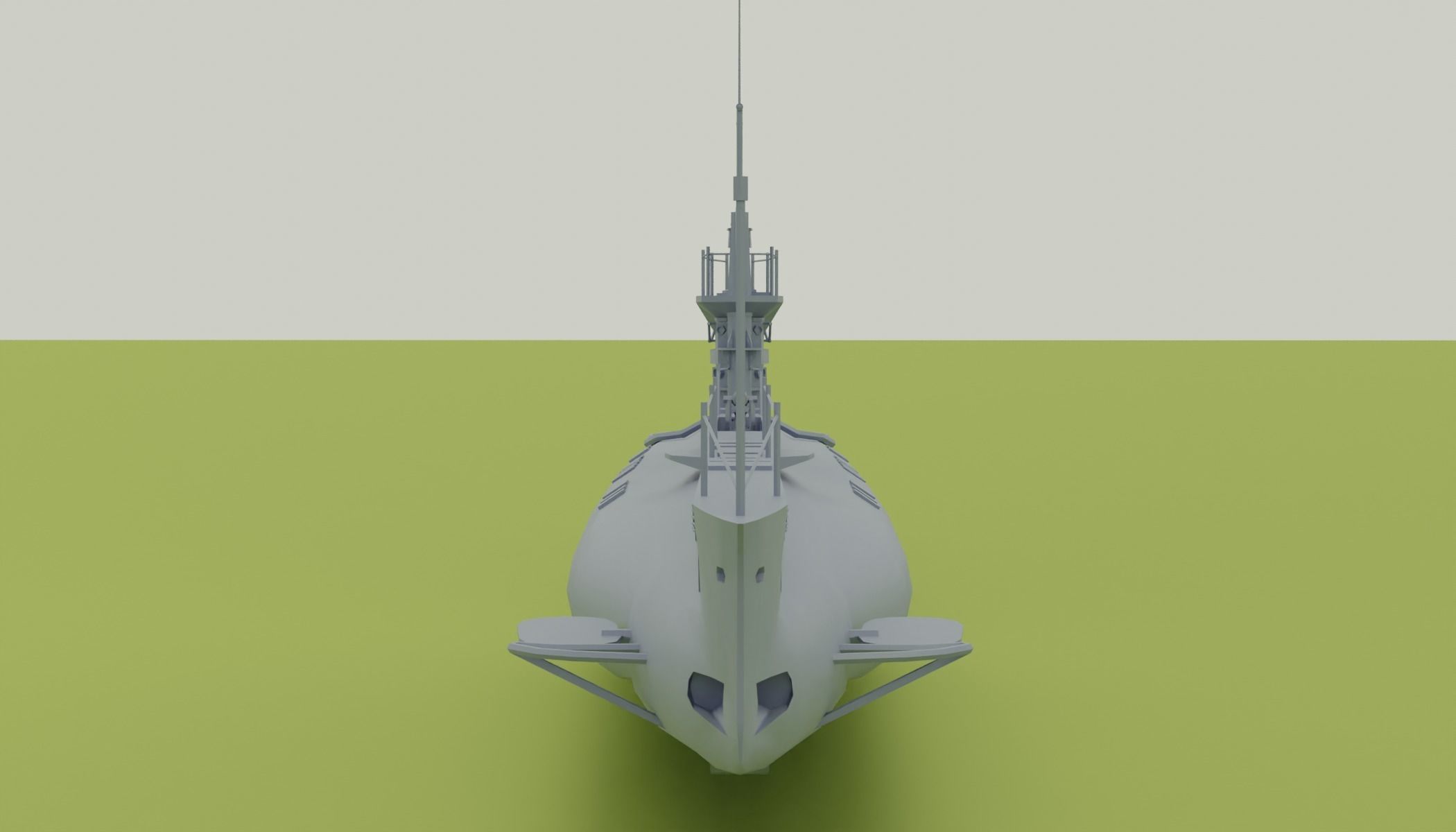 HMS E Class - Submarines Low-poly 3D model_11