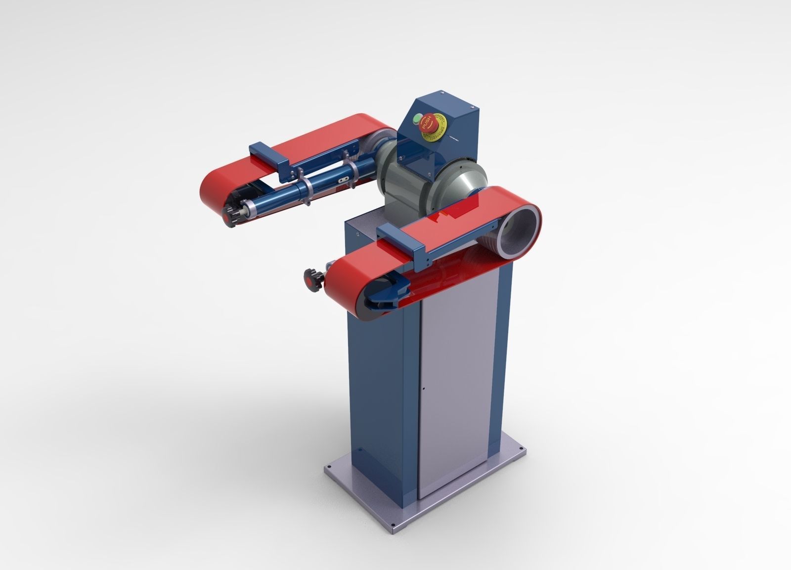 BELT GRINDER POLISHING MACHINE  A 3D print model_1
