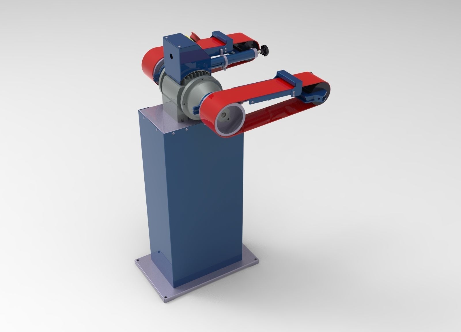 BELT GRINDER POLISHING MACHINE  A 3D print model_2