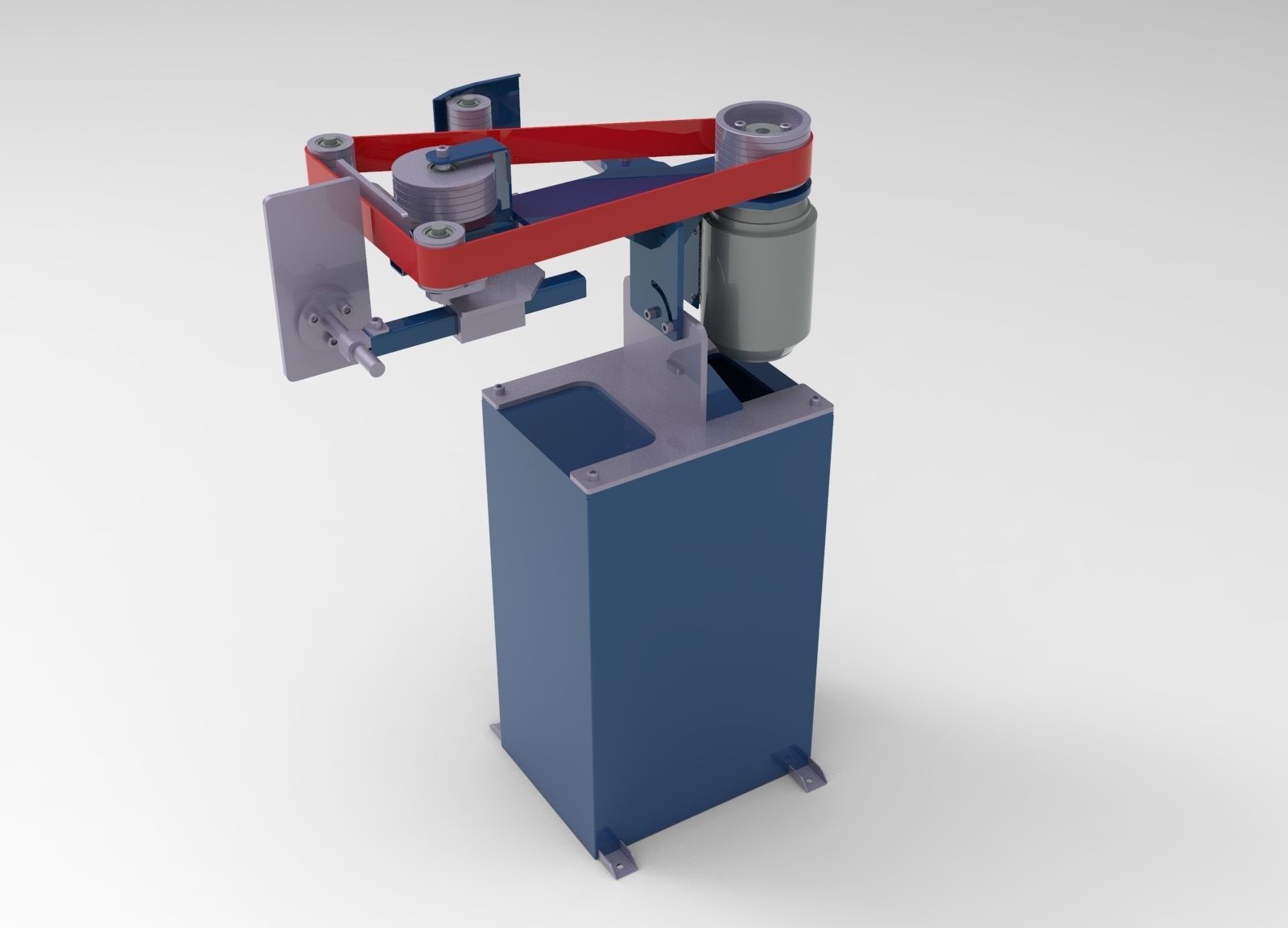 BELT GRINDER POLISHING MACHINE B 3D print model_2