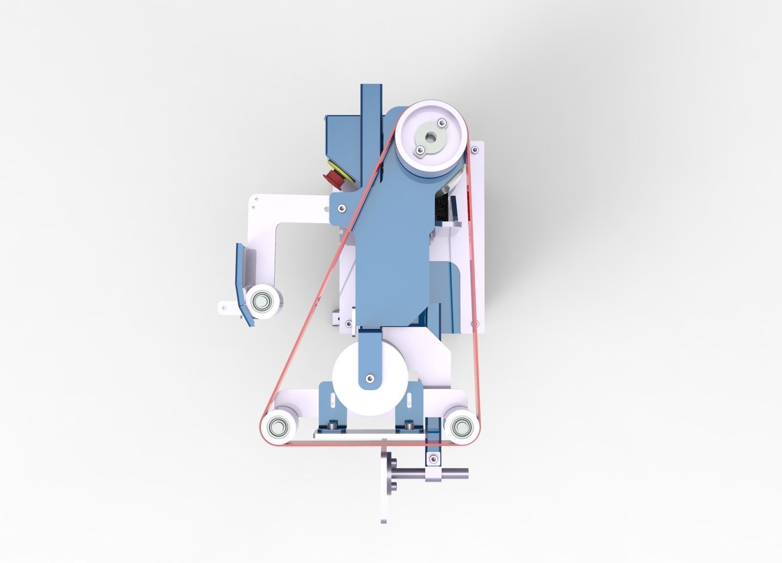 BELT GRINDER POLISHING MACHINE B 3D print model_3