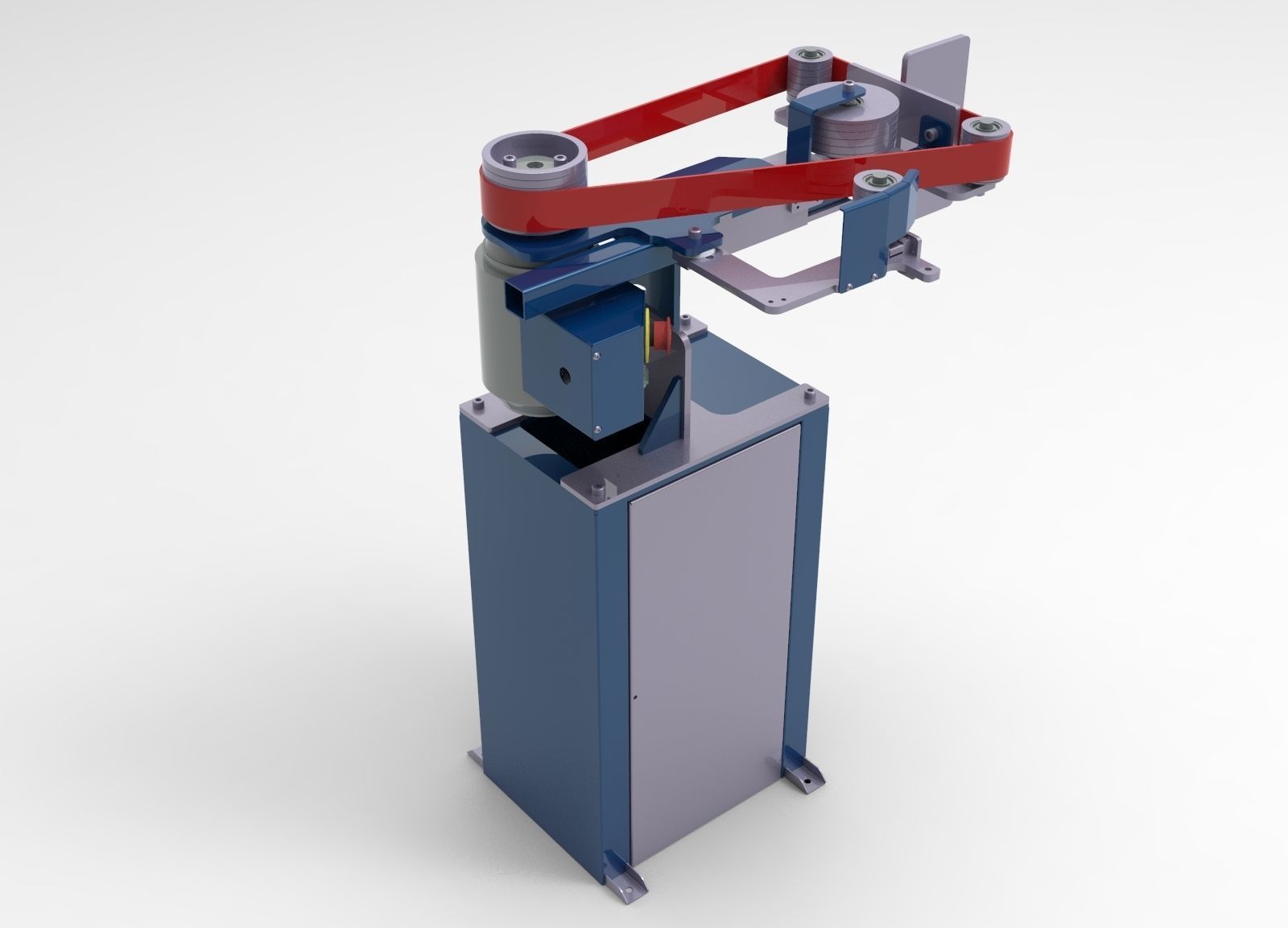 BELT GRINDER POLISHING MACHINE B 3D print model_1