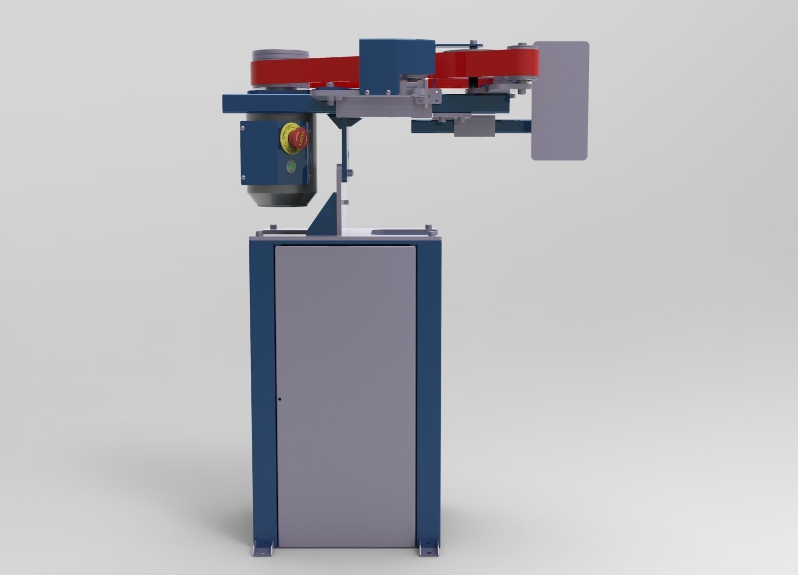 BELT GRINDER POLISHING MACHINE B 3D print model_4