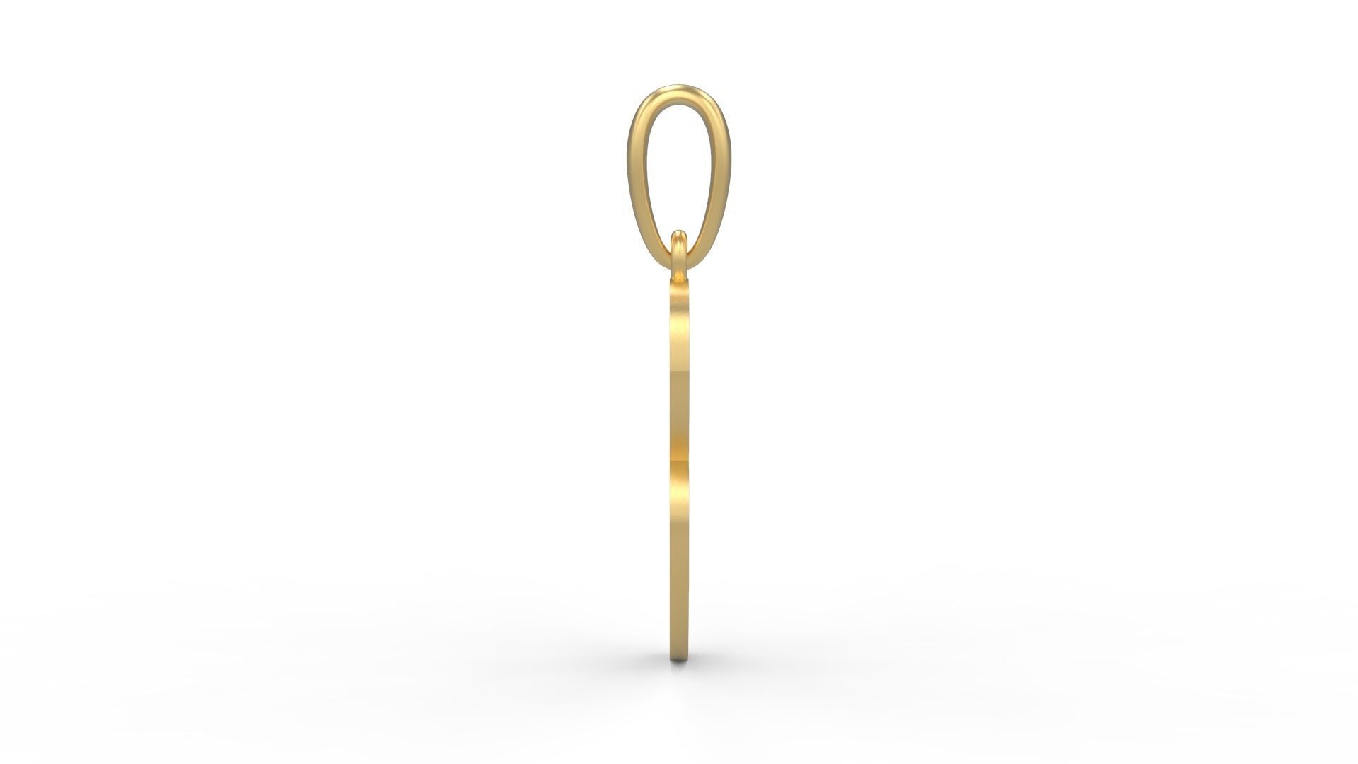 Initial Letters Pendant Rosala B 3D print model_2