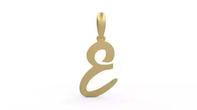 Initial Letters Pendant Rosala E