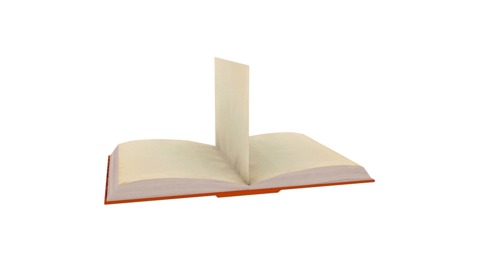 Icha Icha book Rig Low-poly 3D model_2