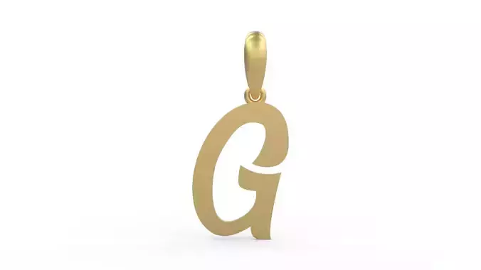 Initial Letters Pendant Rosala G