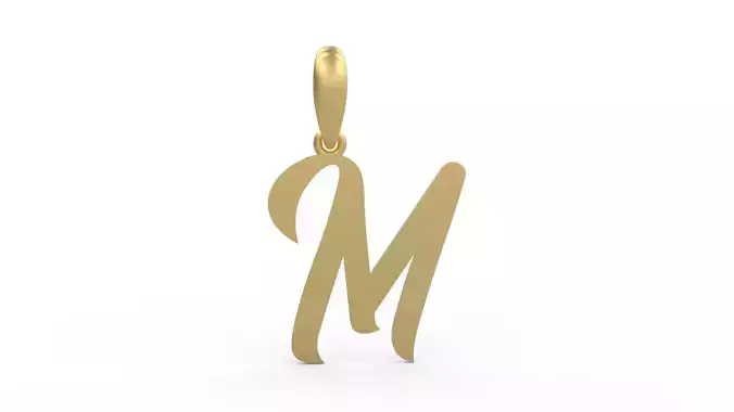 Initial Letters Pendant Rosala M
