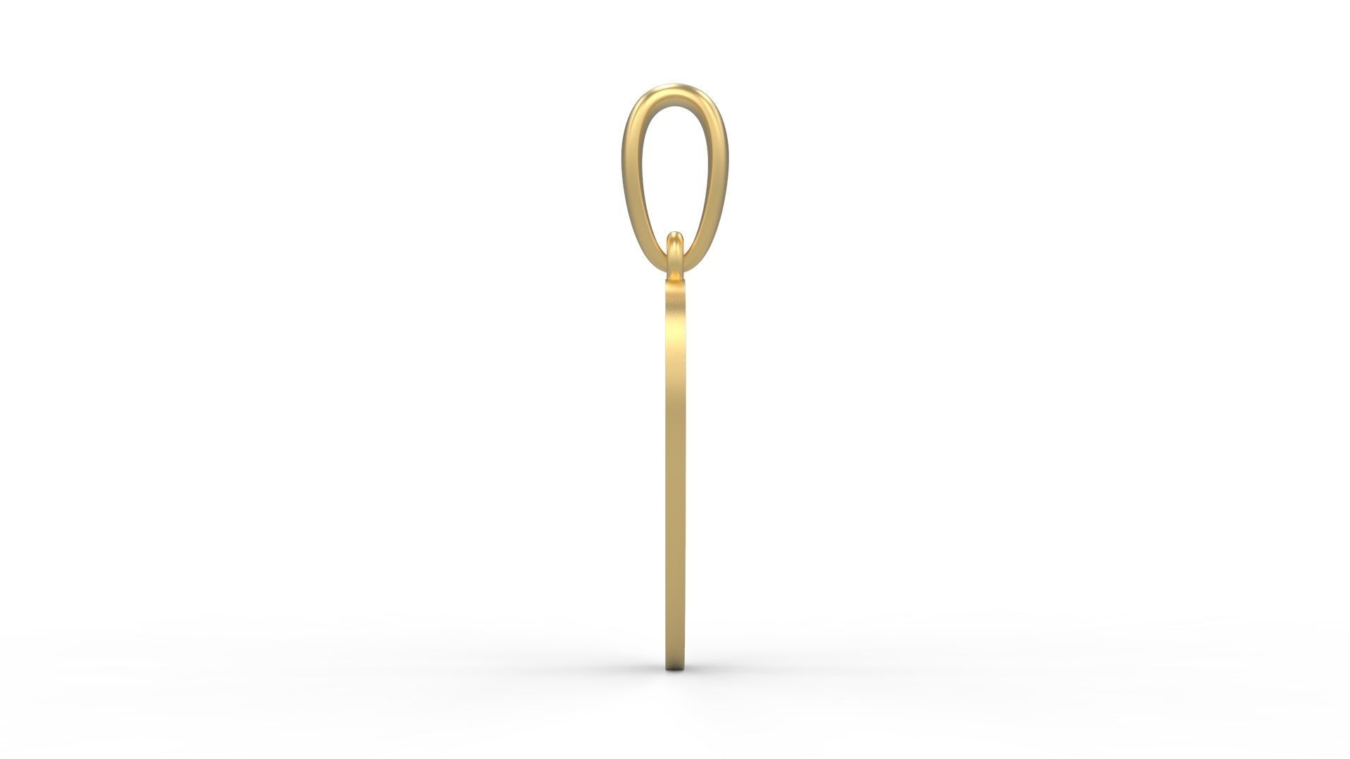 Initial Letters Pendant Rosala O 3D print model_2