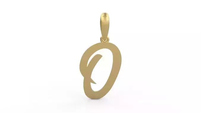 Initial Letters Pendant Rosala O