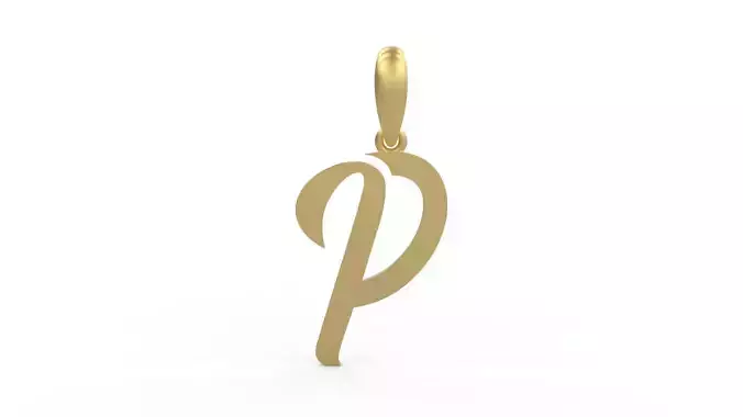 Initial Letters Pendant Rosala P