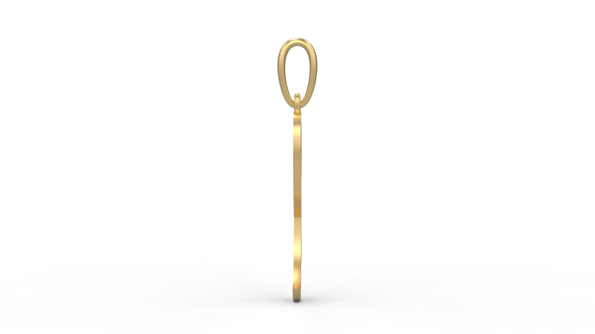 Initial Letters Pendant Rosala R 3D print model_2