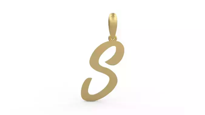 Initial Letters Pendant Rosala S