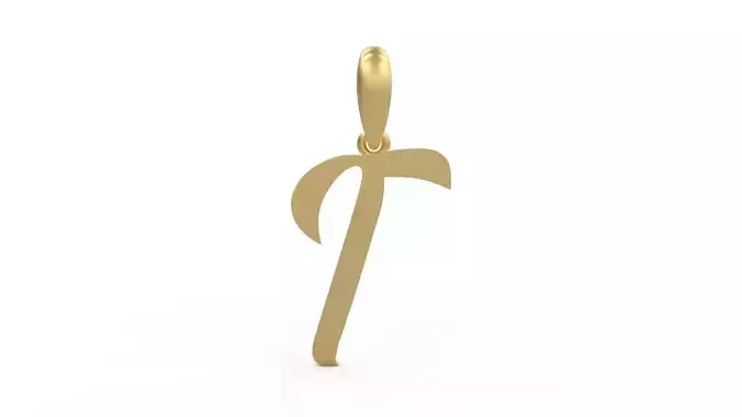 Initial Letters Pendant Rosala T