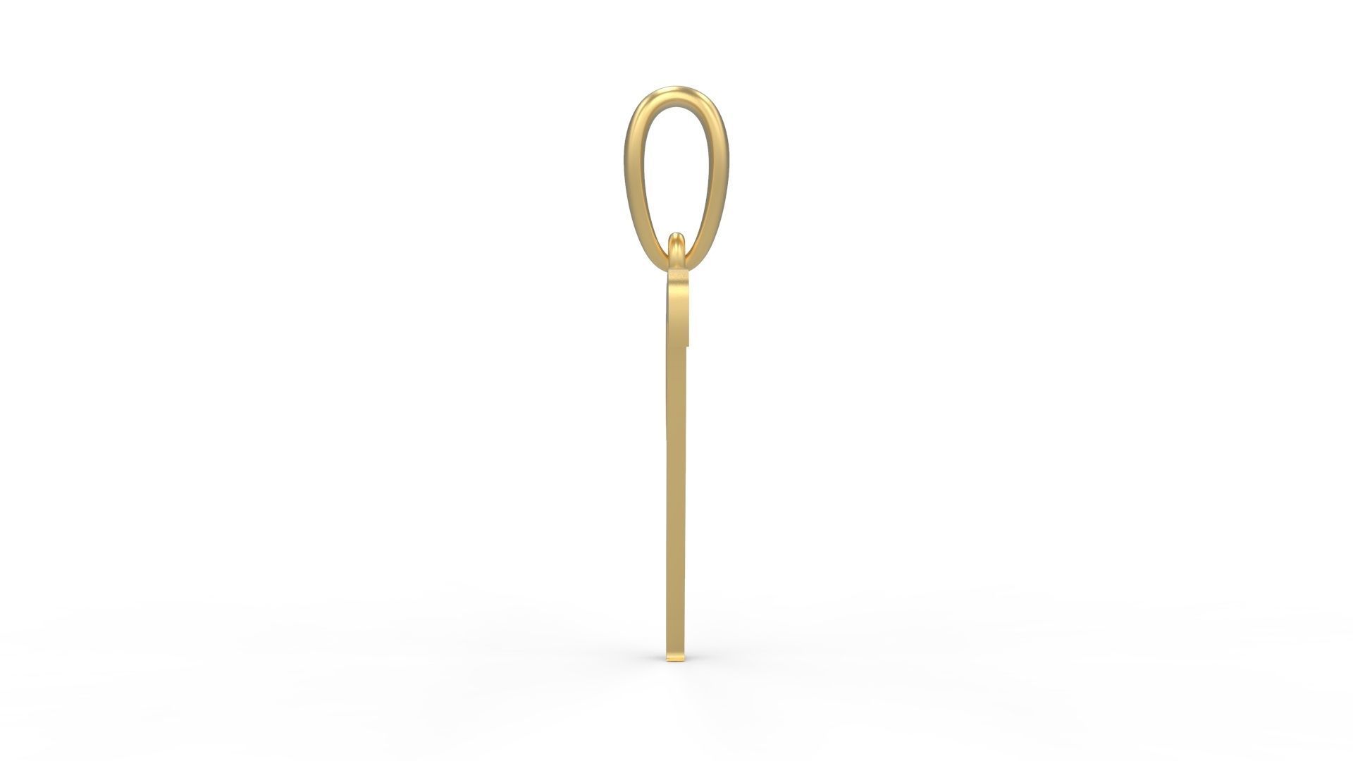 Initial Letters Pendant Rosala T 3D print model_2