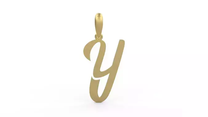 Initial Letters Pendant Rosala Y
