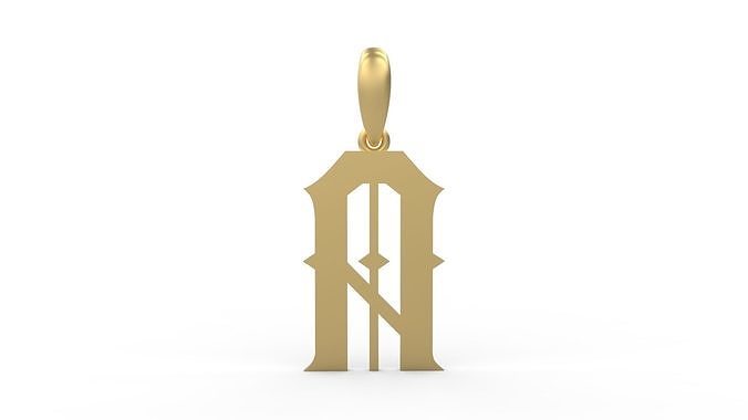 Initial Letters Pendant Sadish A 3D print model