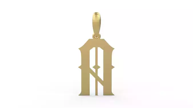 Initial Letters Pendant Sadish A