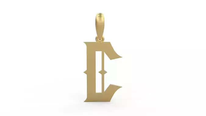 Initial Letters Pendant Sadish C