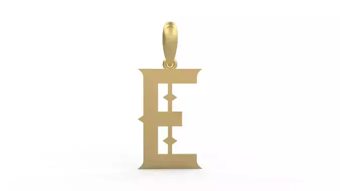 Initial Letters Pendant Sadish E