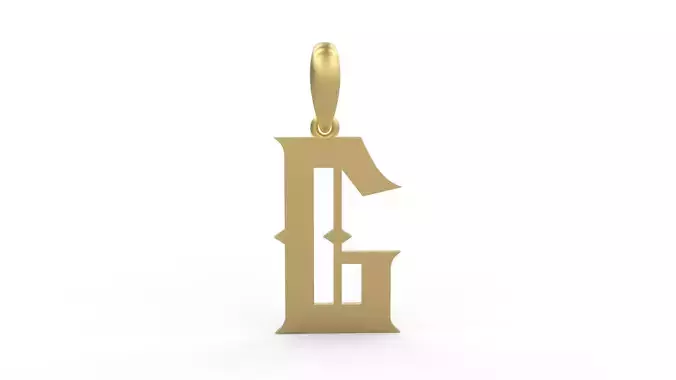 Initial Letters Pendant Sadish G