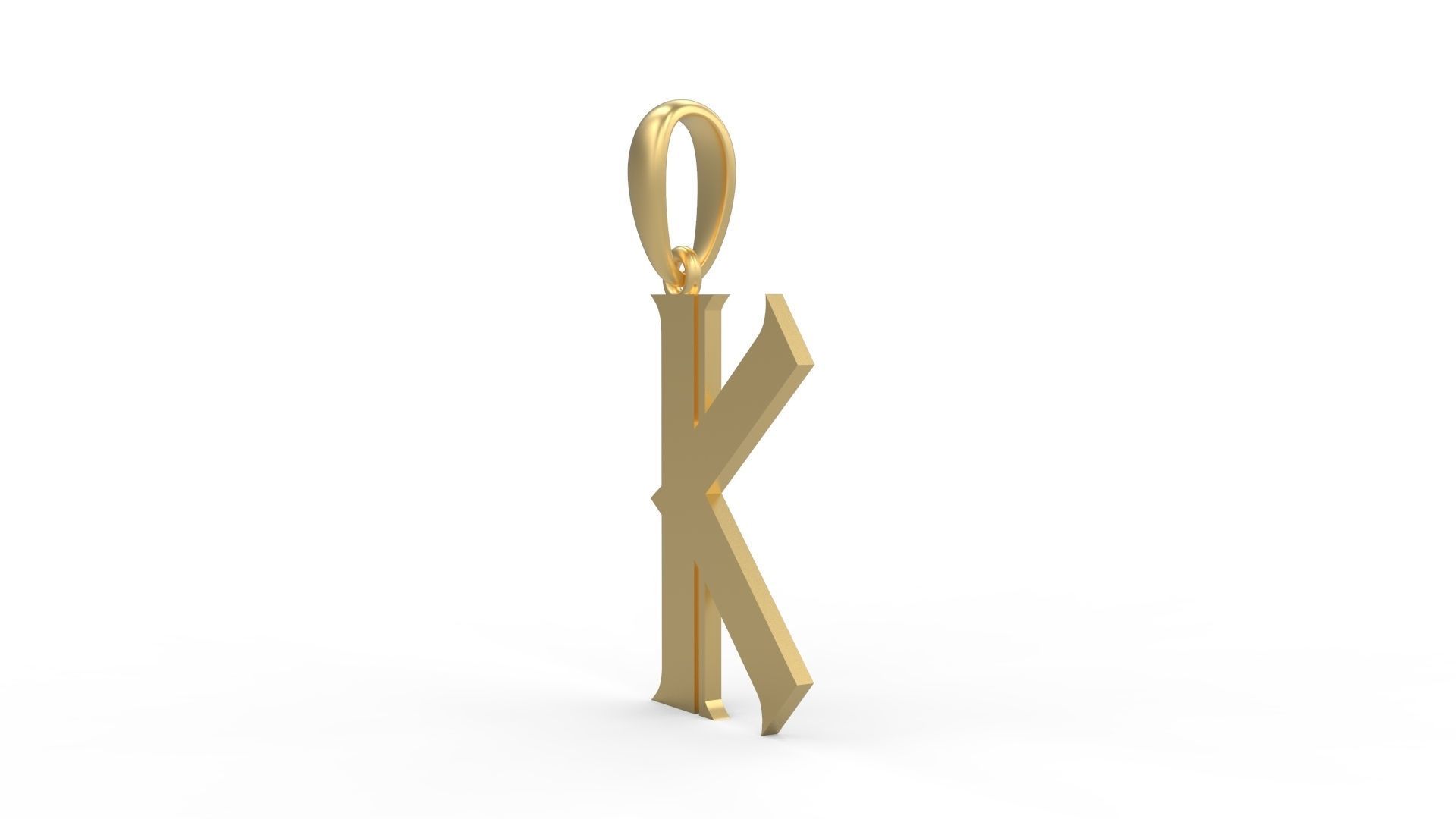 Initial Letters Pendant Sadish K 3D print model_1