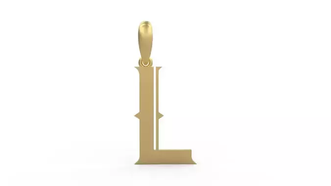 Initial Letters Pendant Sadish L