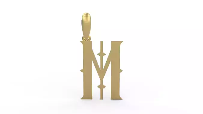 Initial Letters Pendant Sadish M