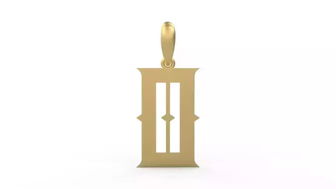 Initial Letters Pendant Sadish O