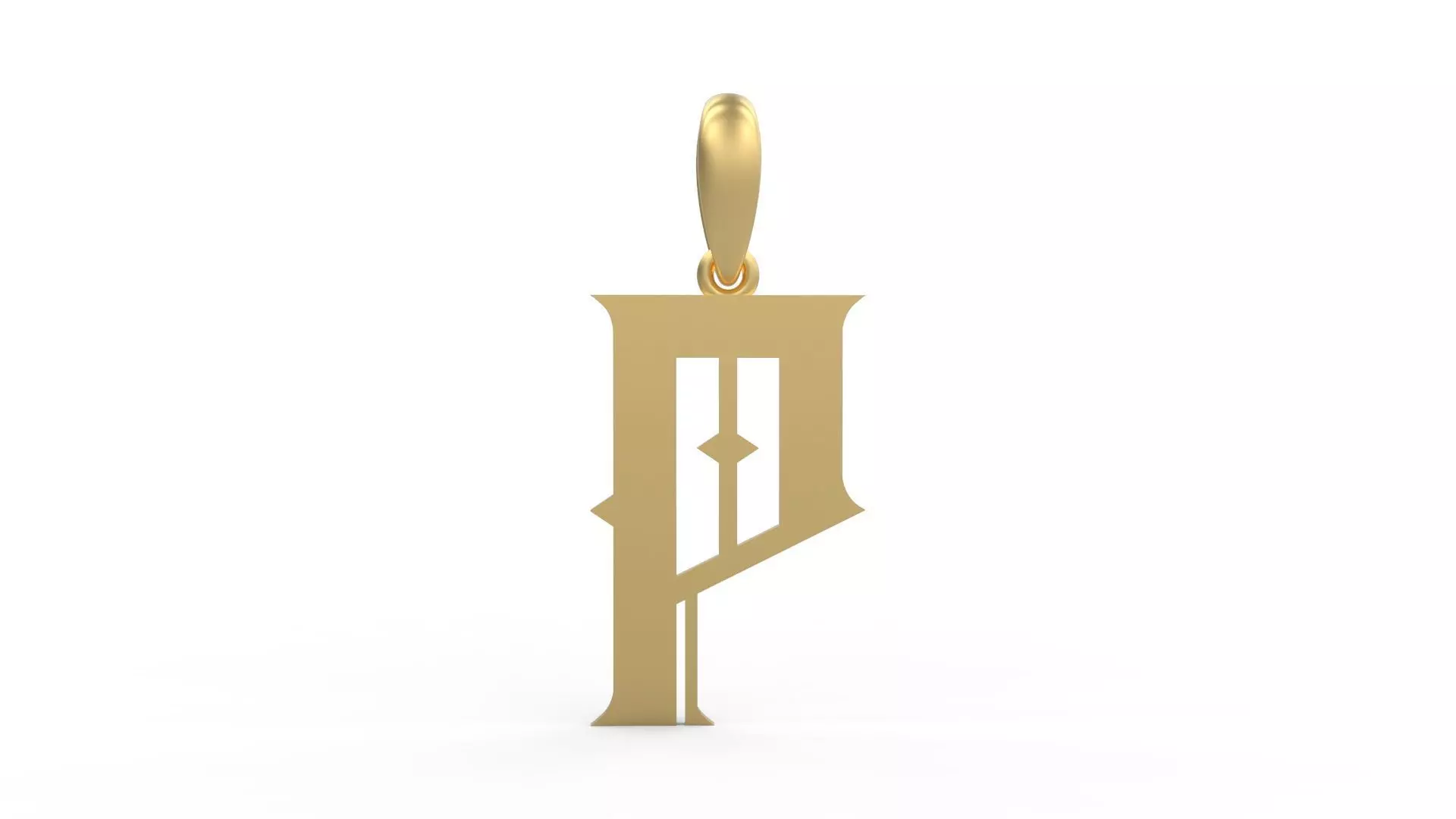 Initial Letters Pendant Sadish P 3D print model_0